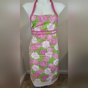Lilly Pulitzer VTG Shell Sand Dollar Dress Girls size 14 Womens XS